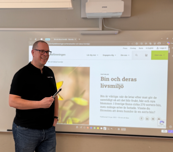 Moderna undervisningsmetoder med Epson.